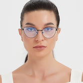 Kaley Cateye Full frame Metal Eyeglasses